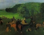 埃德加 德加 : On the Racecourse